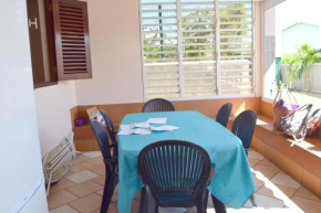 Appartement de 2 chambres avec jardin clos et wifi a Le Diamant a 1 km de la plage